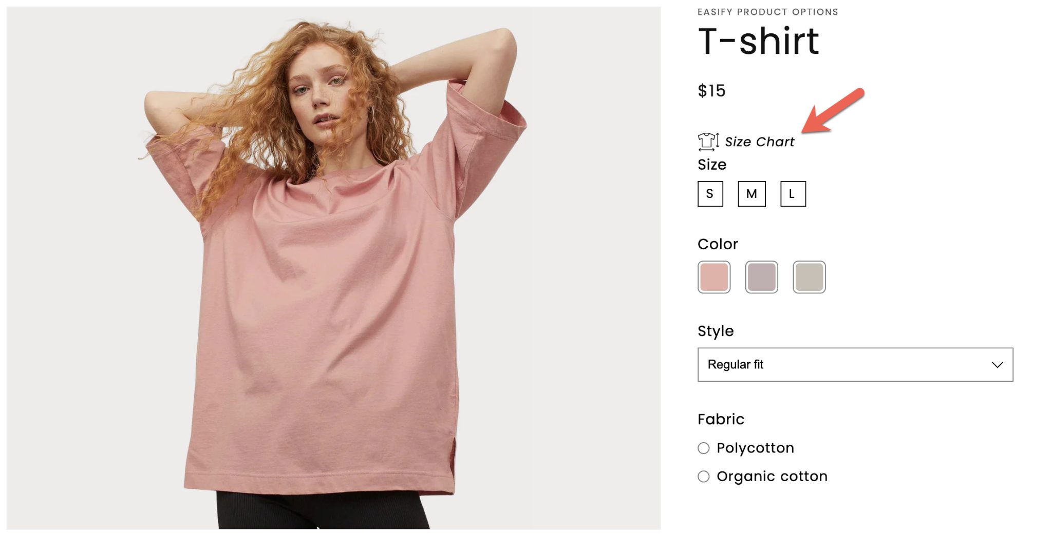 How To Add Size Chart In Shopify Product Page