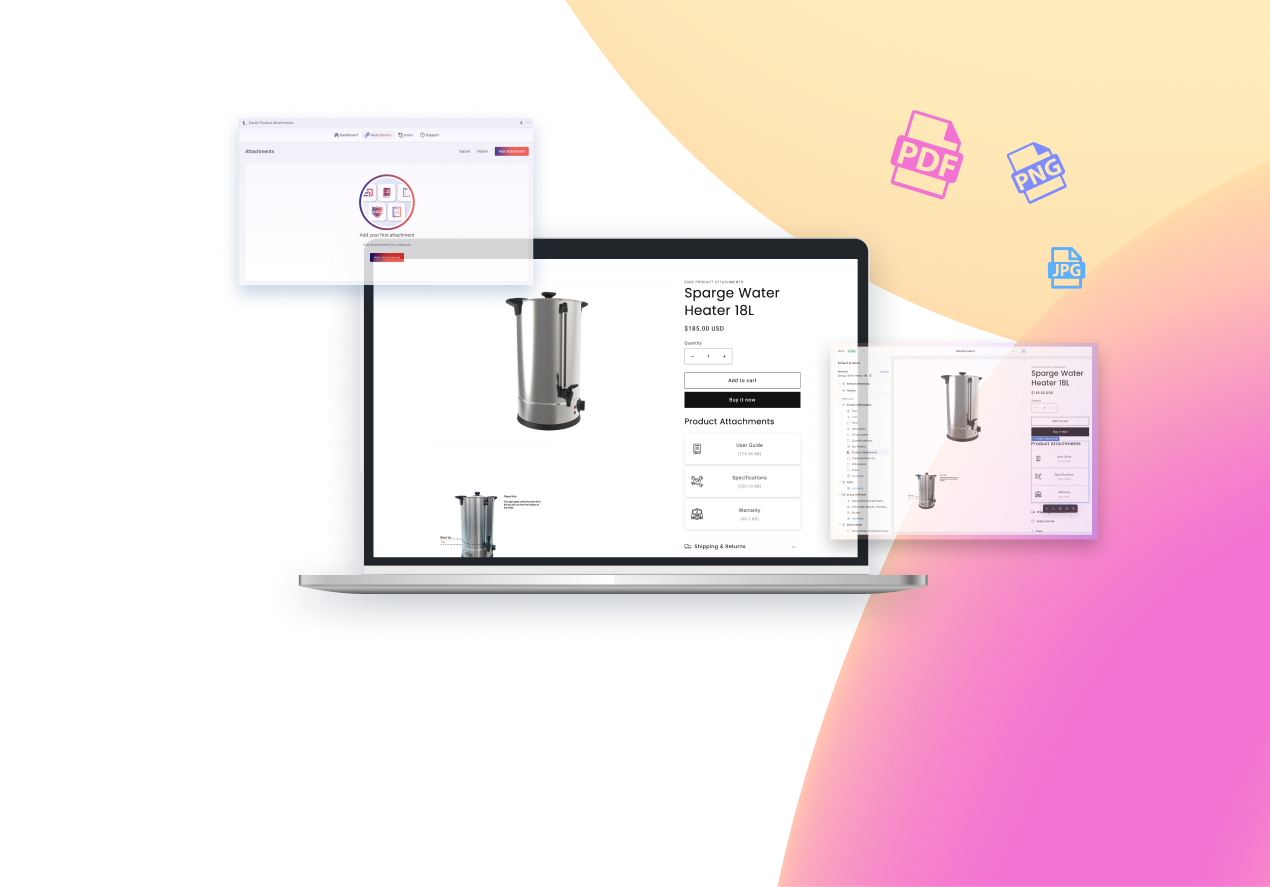 Easify Product Attachments