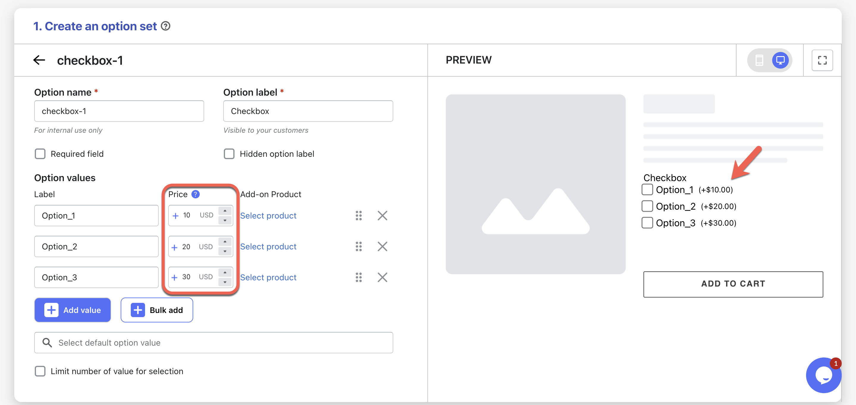 checkbox