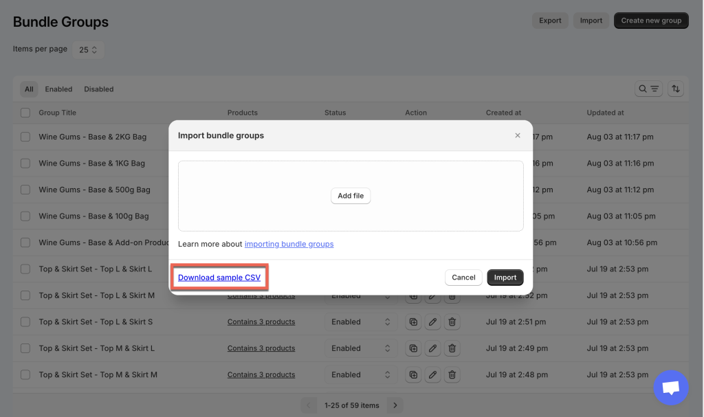 download sample csv file