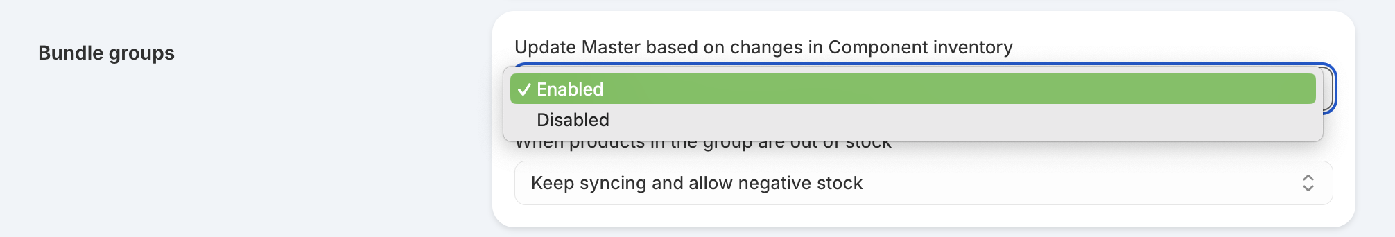Events Triggering Syncs among Products in Bundle Groups | EasifyApps