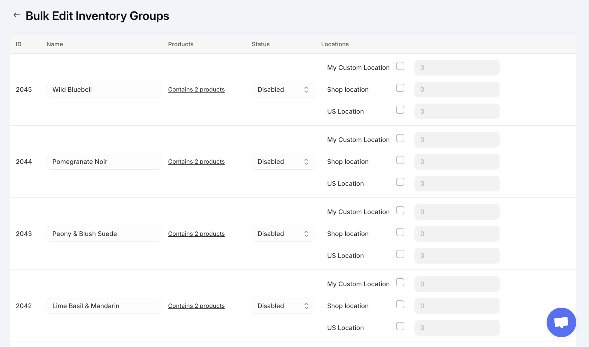 Bulk Edit Inventory Groups | EasifyApps
