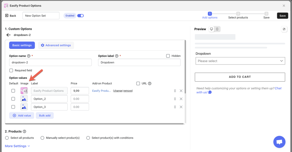 shopify variants