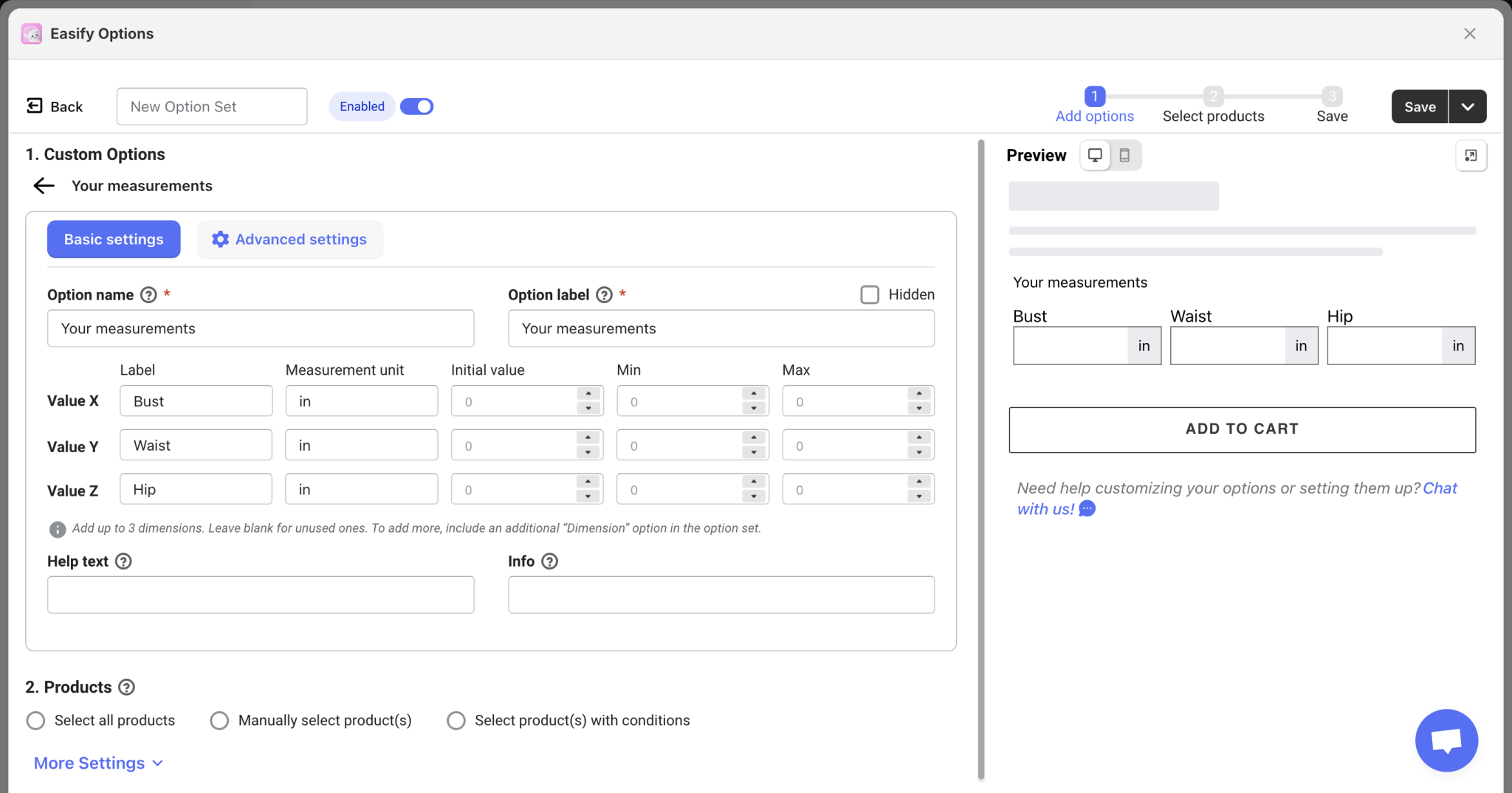 Advanced Conditional Logic - Show Easify Options Based On Shopify ...