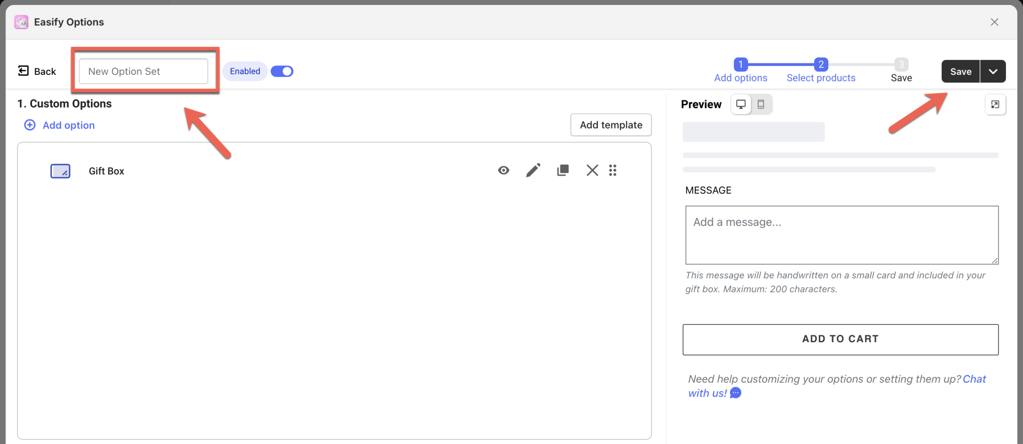 Use Ready-made Templates To Create Your Option Set | EasifyApps