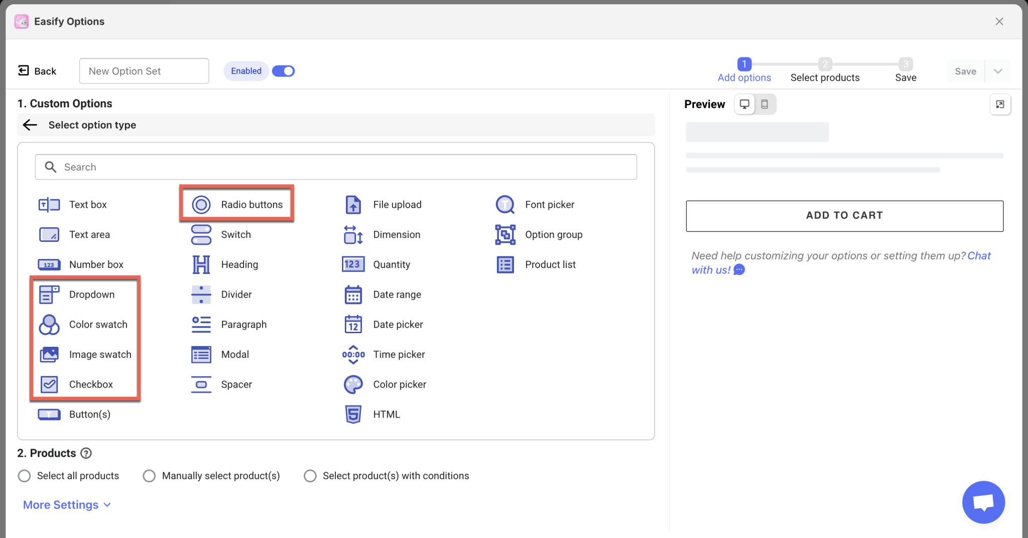 Add Option Value Descriptions & Tooltips | EasifyApps