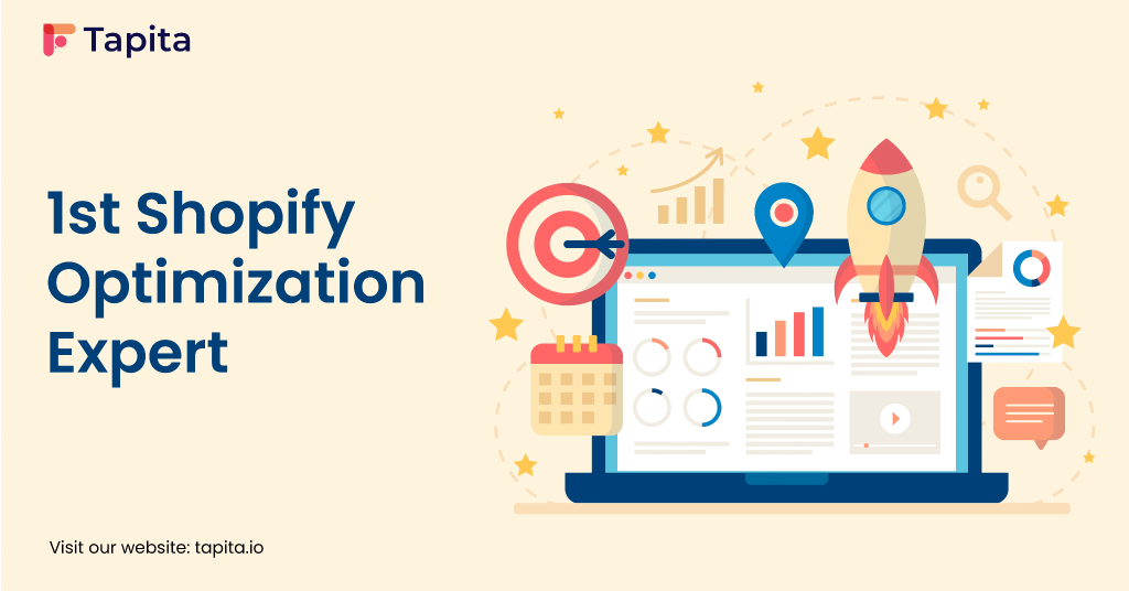 Tapita AI SEO Optimizer Shopify SEO app showing free tier features including technical audit schema and instant page speed